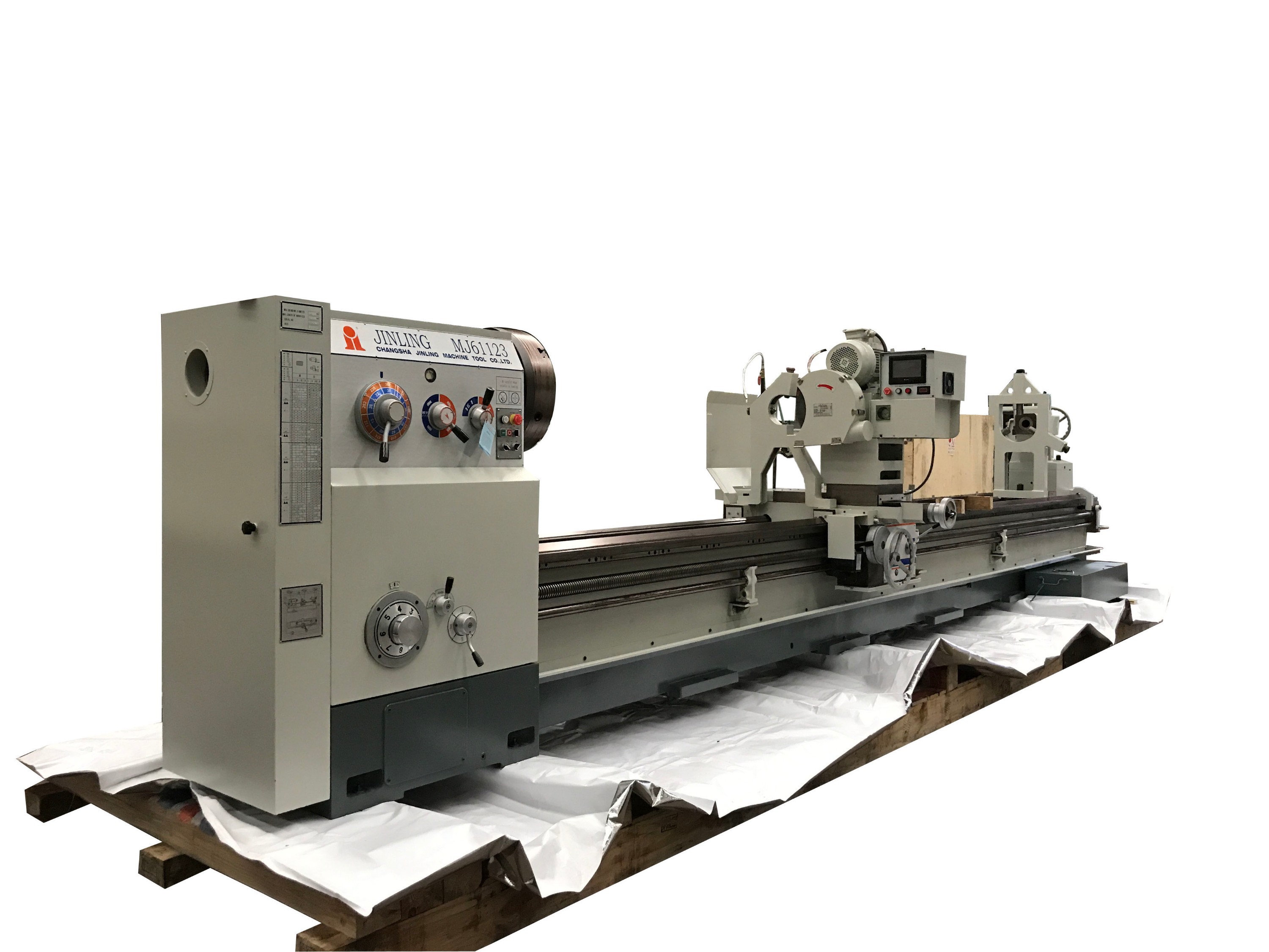Rubber roller grinding machine