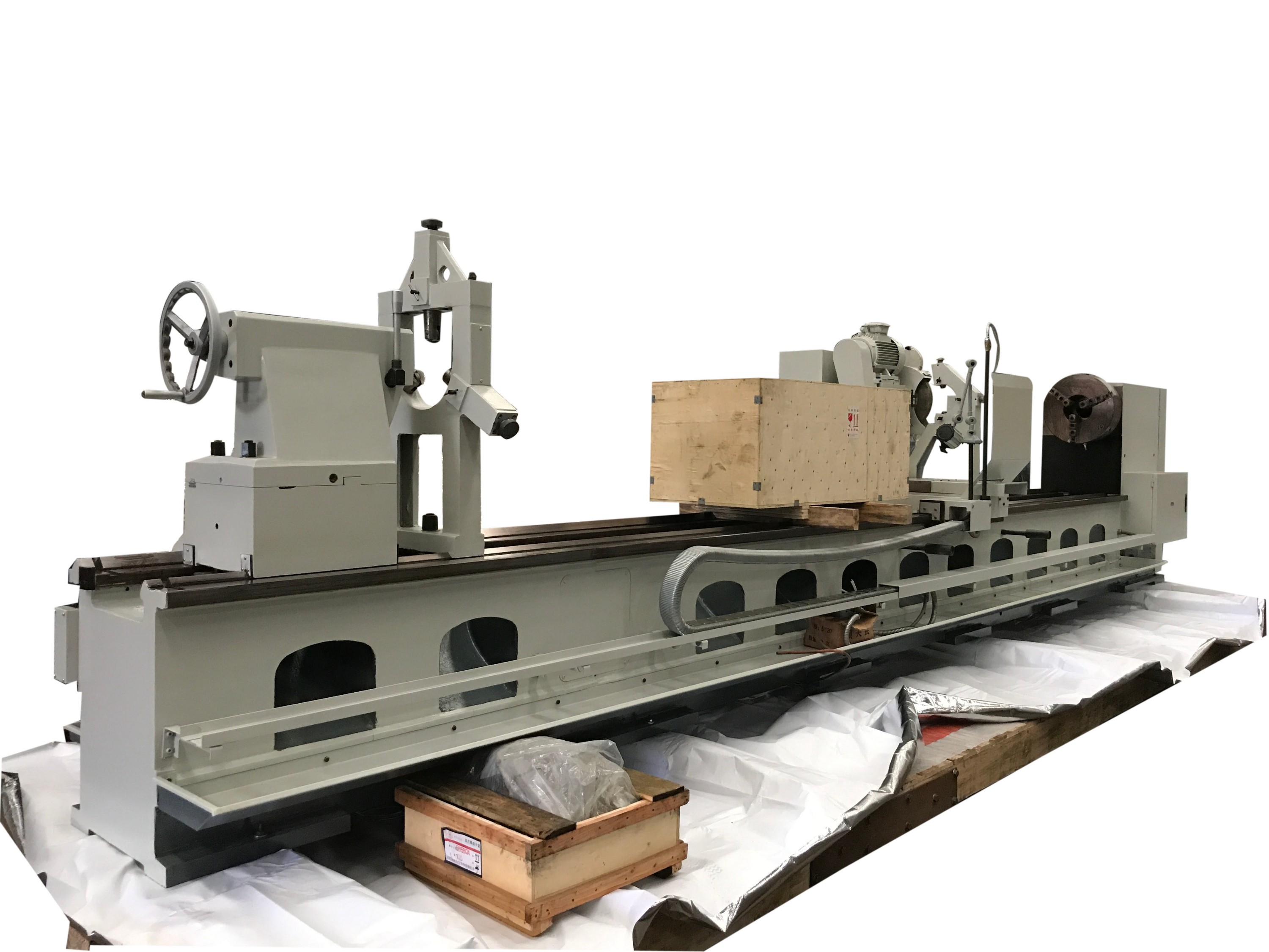 Rubber roller grinding machine